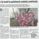 Article "J'ai testé le patchwork suédois américain"