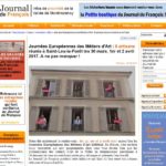 vignette pour liens vers le Journal de François, article blog sur les JEMA 2017