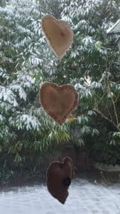 Guirlande de cœurs Saint Valentin - Patchwork ultra-personnalisé