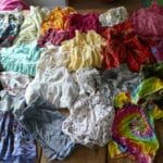 Patchwork personnalisé "Souvenirs d'enfance" : La sélection de vêtements à recycler sous forme de plaid