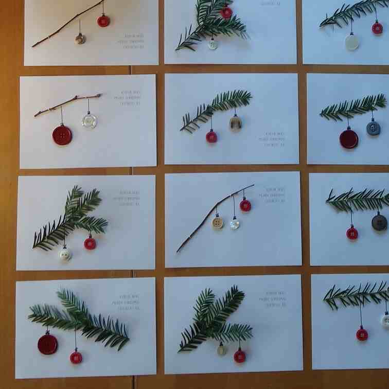Exemples de carte cadeau pour Noël