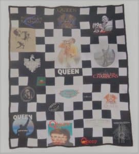 Plaid personnalisé Queen et Freddy Mercury