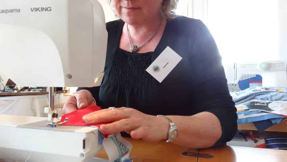 Demo du piéçage, lors des JEMA 2017