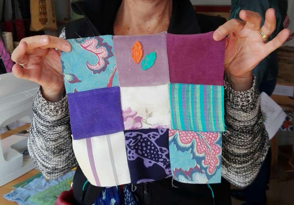 Les visiteurs chez Repatchit ont pu faire un premier patchwork