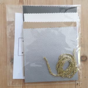 Kit pour faire soi-même des coupelles apéros individuelles en faux cuir