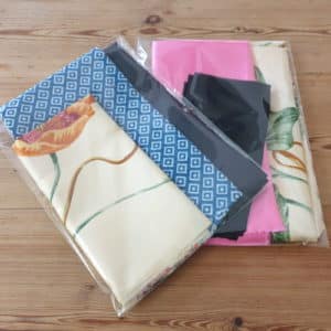 Kit de tissu pour emballage furoshiki