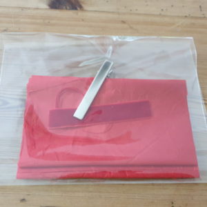 Kit pour barrette nœud rouge à faire soi-même